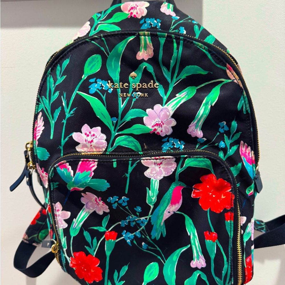 Kate Spade Large Floral Backpack - Picture 2 of 7